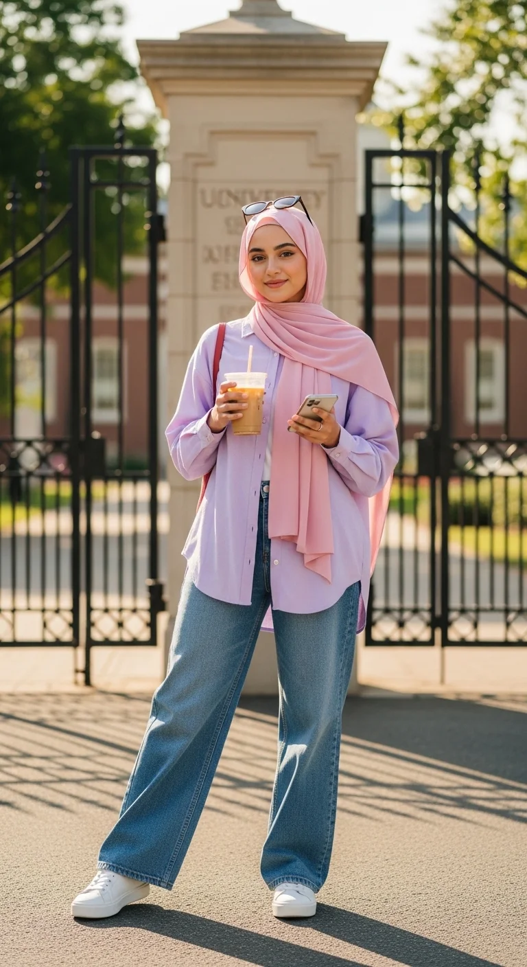 Blazer + Hijab Outfit Ideas for Effortless Elegance
